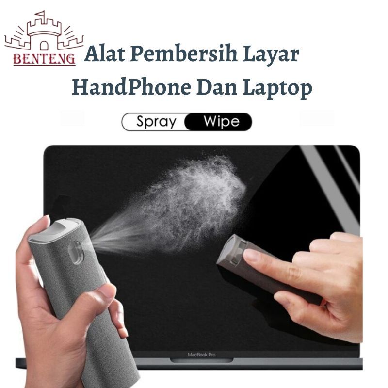 LES8 - Alat Pembersih Kaca Layar HP Laptop Tablet isi 10ml