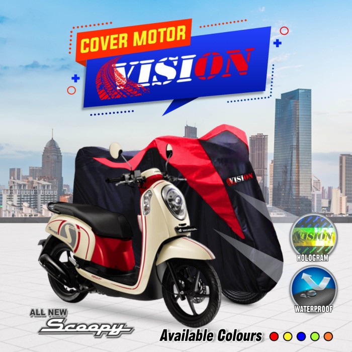 TUTUP SARUNG MOTOR UNTUK MATIC SCOOPY FINO MIO BEAT SUPRA VARIO