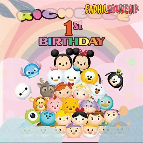 

STIKER LABEL GOODIE BAG BENTO MOTIF TSUM TSUM FADHILSOUVENIR
