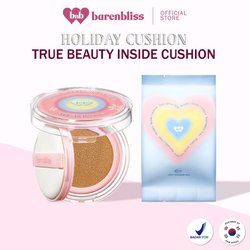 BNB Barenbliss Double Joy Inside True Beauty Cushion With Refill 12GR + 12GR