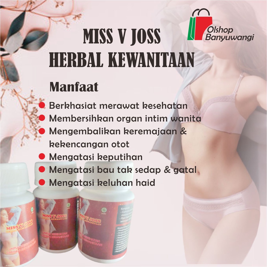 

jamu miss v joss kapsu keputihan pil Rapet Keset herbal alami wanita