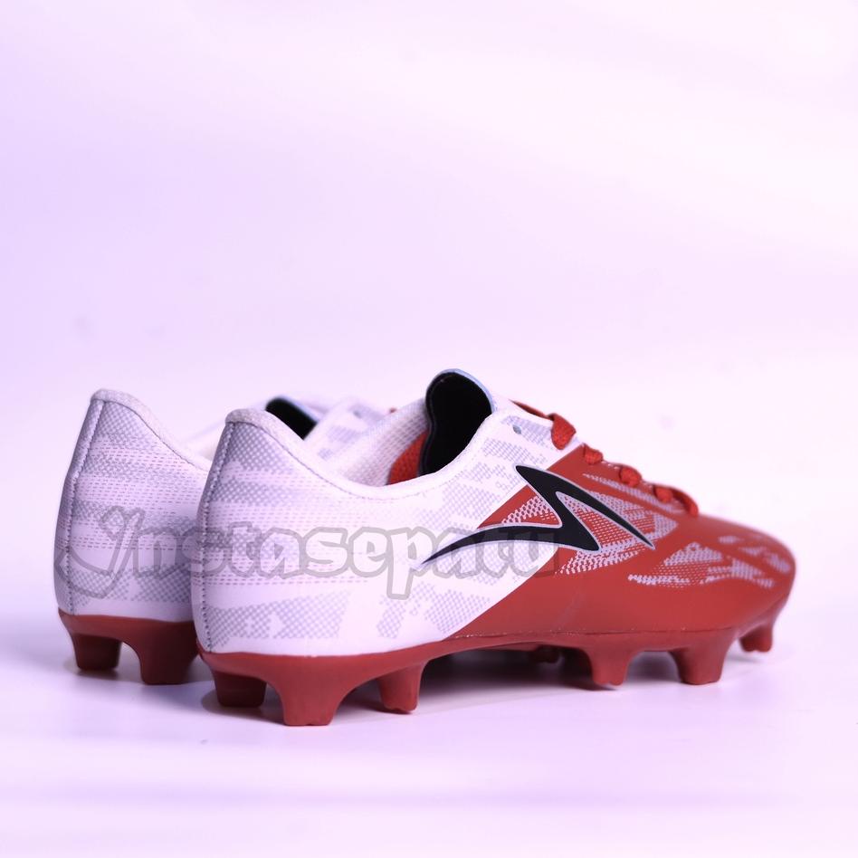 Update Baru Sepatu Bola Anak   Accelerator Alpha Elite FG - Garuda Attack - Red/White 33-37