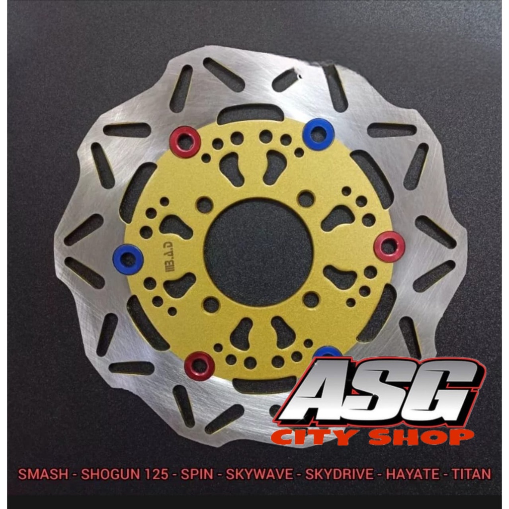 PIRINGAN CAKRAM DEPAN VARIASI MOTOR SMASH SHOGUN 125 UKURAN STANDAR Spin Skywave Skydrive Hayate Titan