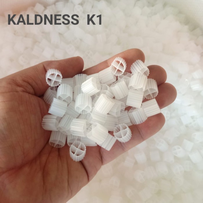 Kaldnes Kaldness K1 Putih 1 KG Media Filter Aquarium Kolam FILTER MEDIA AQUARIUM