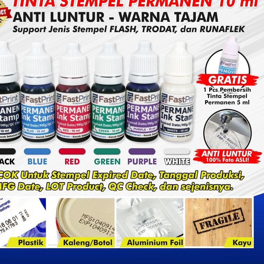 

Baru ! Tinta Stempel Warna Permanen 10 ML ✔
