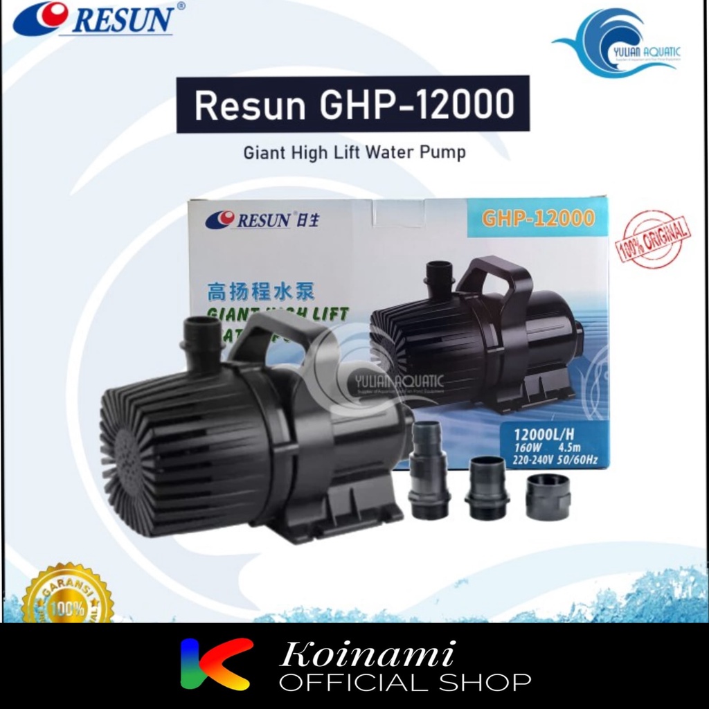 Resun GHP-12000 Giant High Lift Water Pump / Pompa Celup