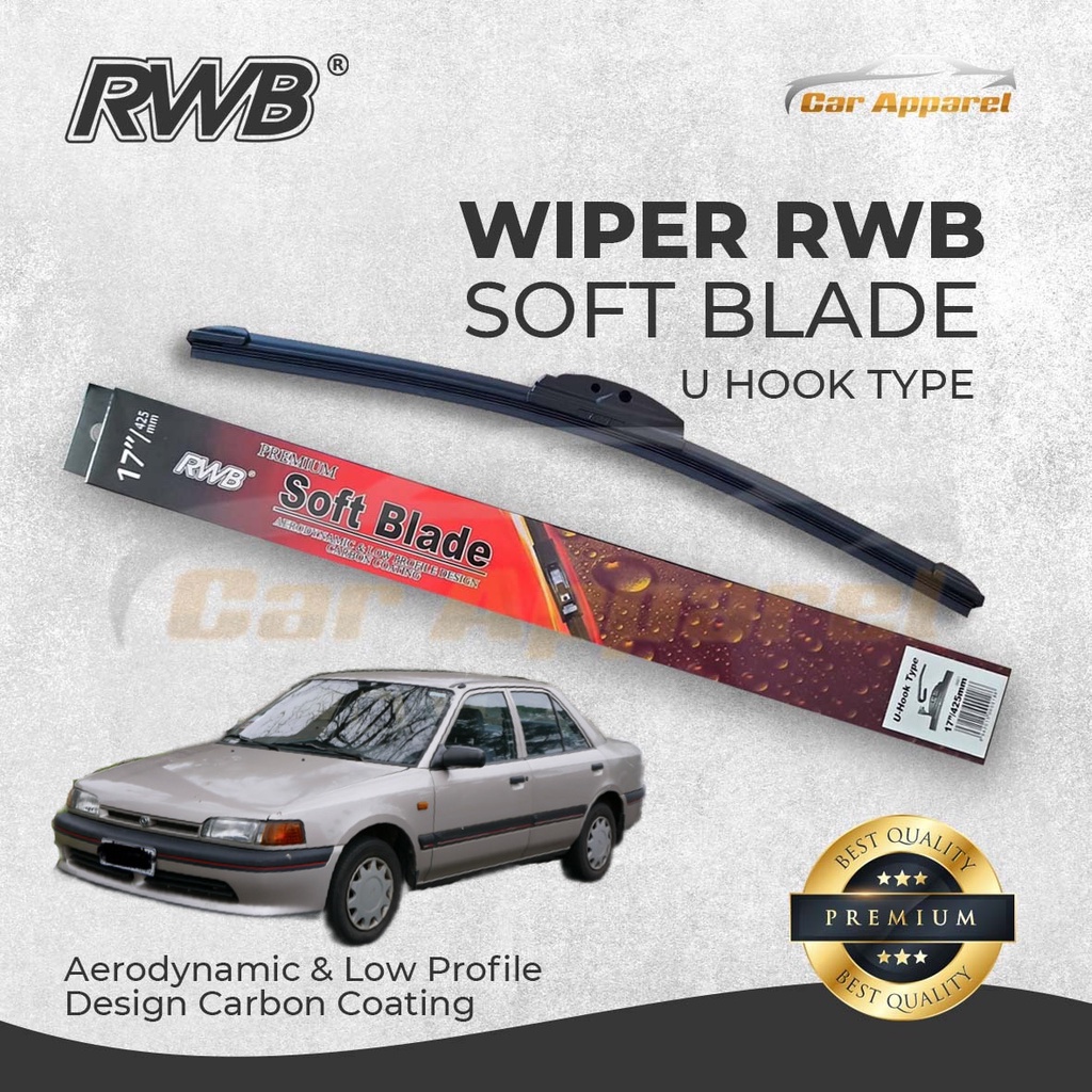 Wiper RWB Mazda 323 INTERPLAY 1991 Hybrid / Windshield Mazda 323