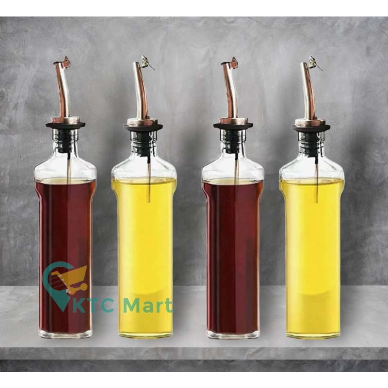 KTCmart - Bottle Pourer Stainless - Wine Pourer Syrup - Penutup Botol - Penuang Botol Kecap Minyak Sayur