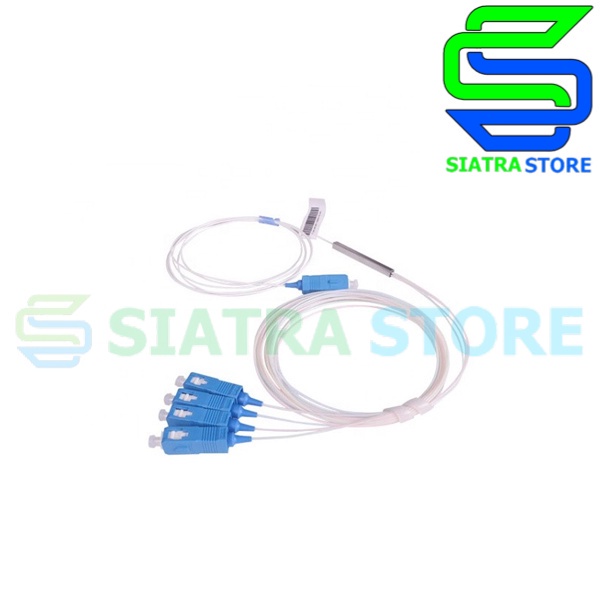 Fiber Optic Passive Splitter 1:4 SC/UPC FTTH PLC Splitter 1-4 SC/UPC