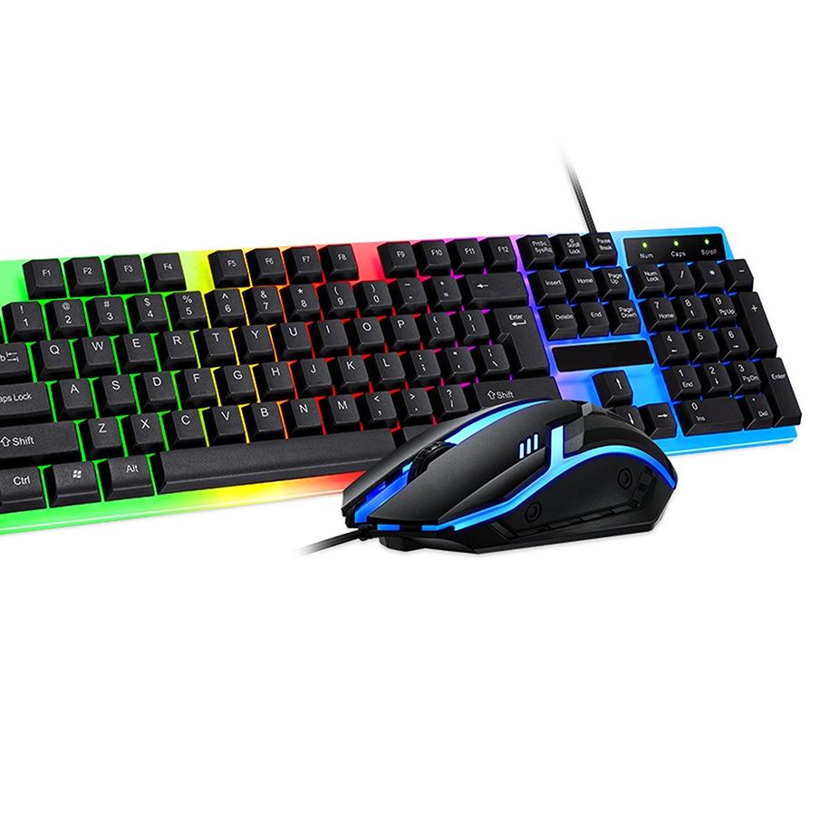 Langsung Order 【COD】Jovitech Keyboard Dan Mouse LED Keyboard PC Komputer LDKAI 832 Gaming Dengan Kab