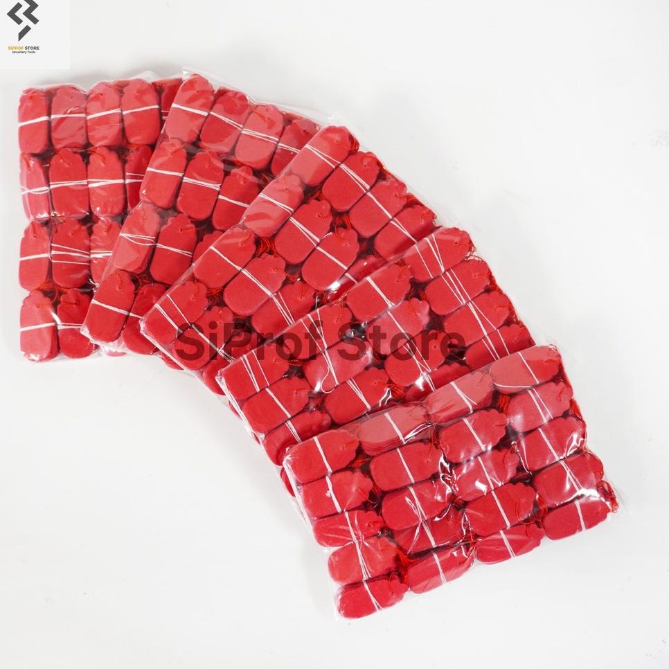 

(|H-XW|)✯☛ Bandrol / Price Tag / Label Harga Perhiasan ukuran kecil 1 Pack (5 bungkus) Isi 1300 - 1700 Label bisa cod
