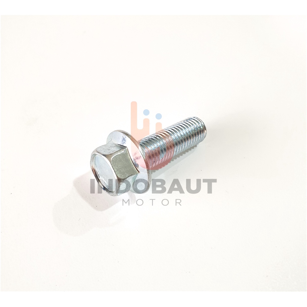 Baut Flange Bolt 8x20 Putih Kunci 12 Putih