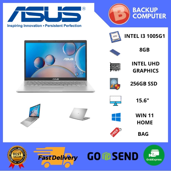LAPTOP ASUS VivoBook 15 A516JAO-FHD3202 i3-1005G1