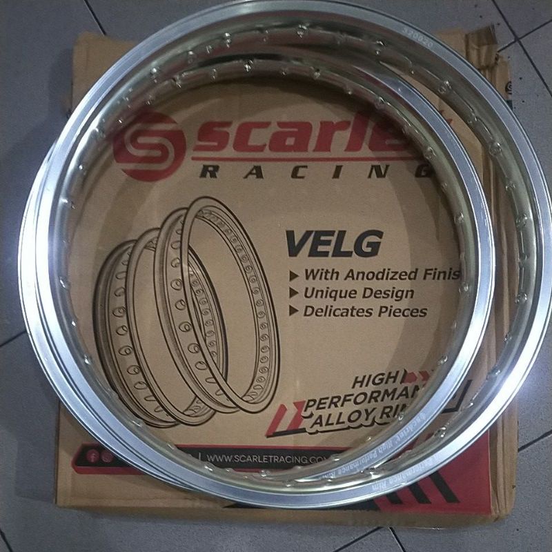 VELG SET SCARLET 140 + 160  RING 17 HOLE 36 TYPE WR