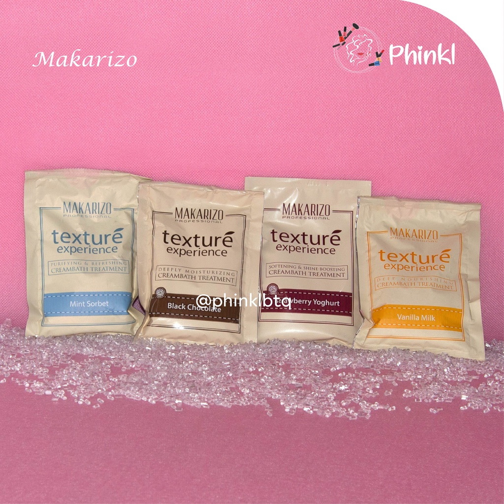 `ღ´ PHINKL `ღ´ MΛKΛЯIZӨ makarizo texture experience hair mask SACHET masker rambut premium wangti tahan lama