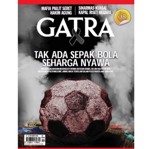 Majalah GATRA 06-12 Oktober 2022 (KANJURUHAN)