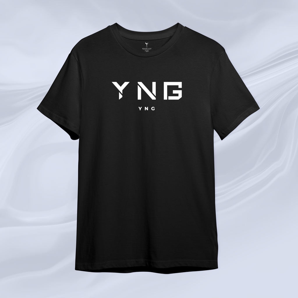 YNG T-Shirt Cyberpunk Vintage Black