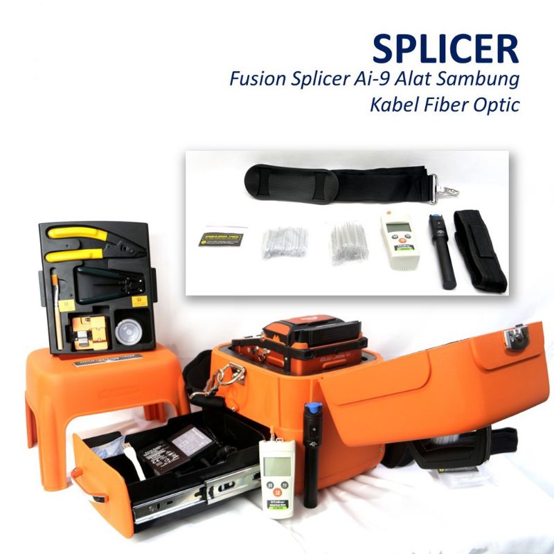 Tarmoc Fiber Optik Fusion Splicer AI9 Splicing FO AI9 (Splicing)