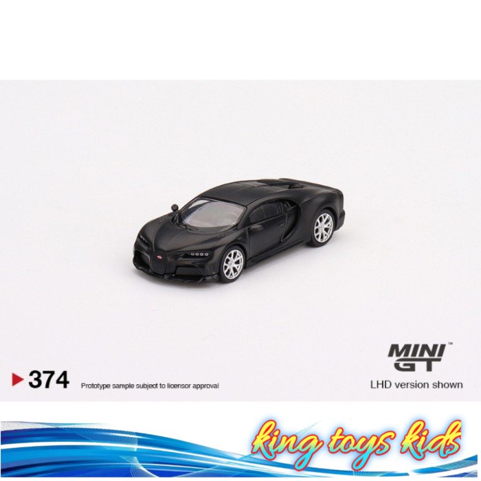 LARIS / Mini GT MiniGT 374 Bugatti Chiron Super Sport 300+ Mattle Black
