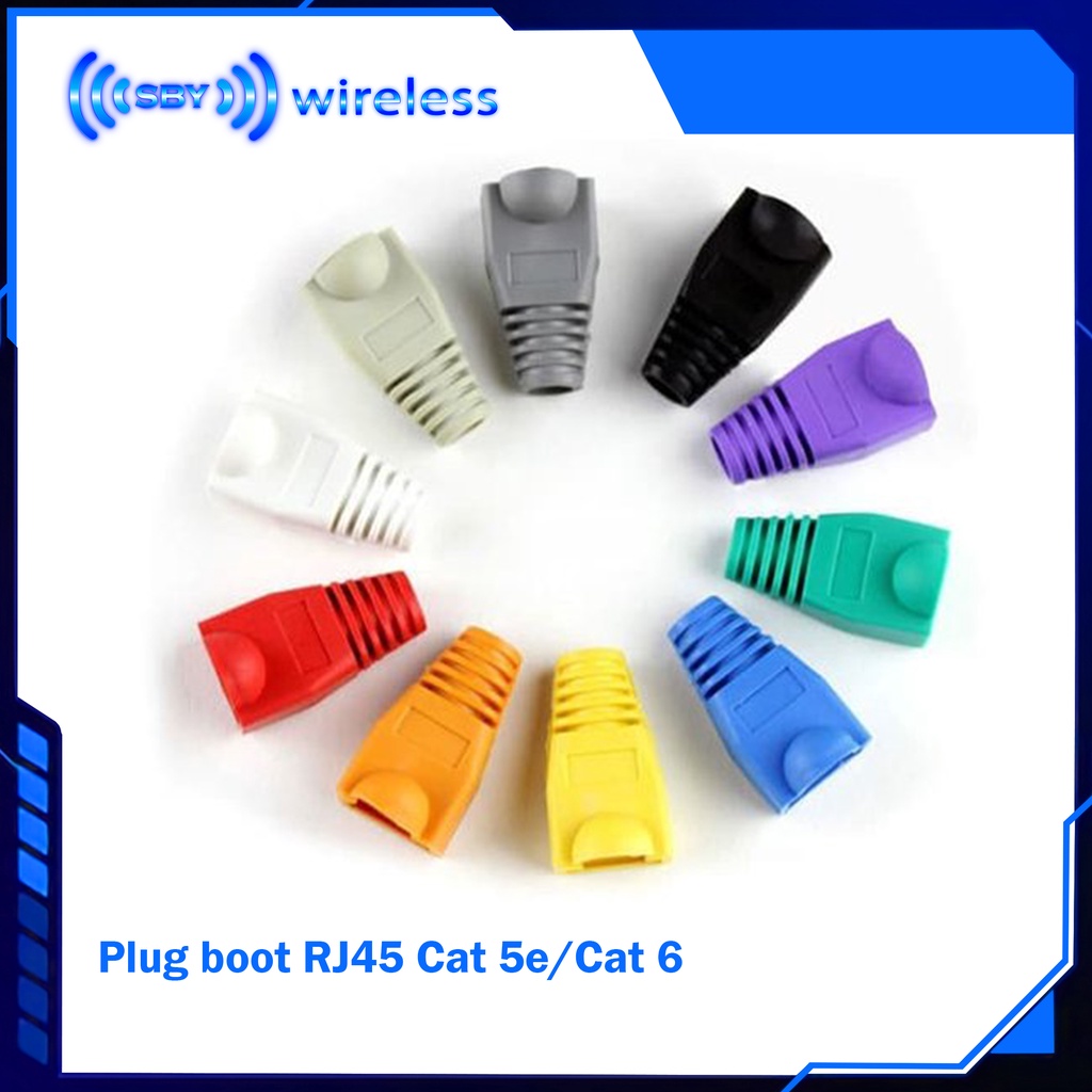 Plugboat Plug boot RJ45 Cat5e/ Cat6 isi 50pcs