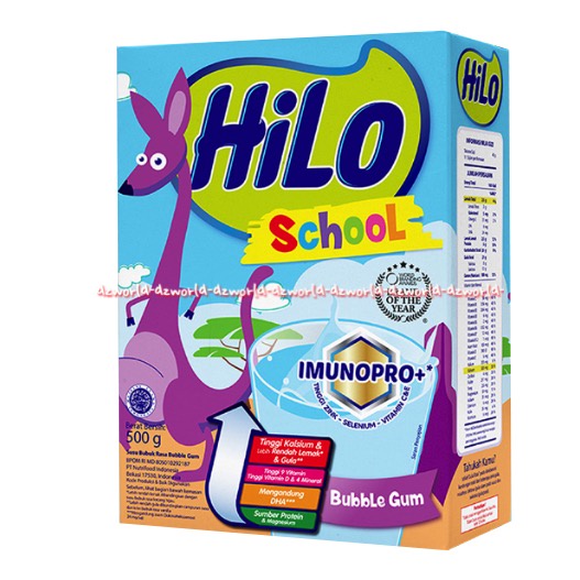 

Hilo School Bubble Gum 500gr Susu Kalsium Tulang Untuk Tambah Tinggi Anak Rasa Bubblegum Hailo Skul Imunopro 500 Gram