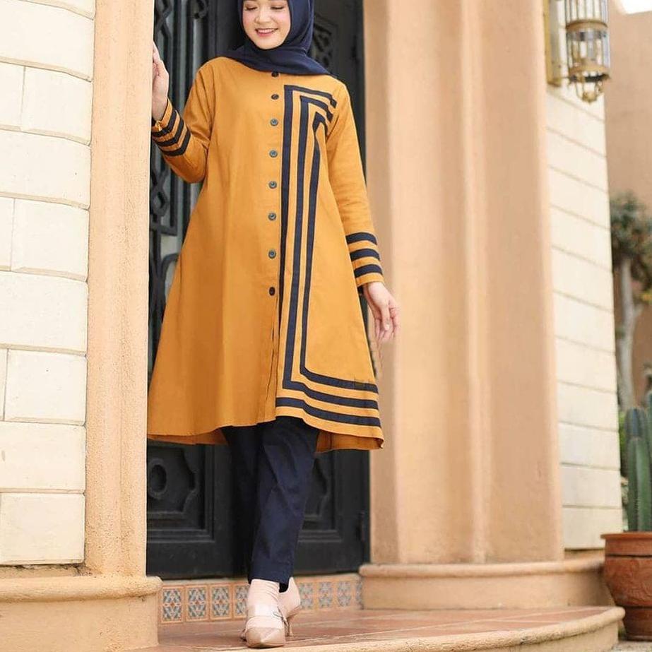 GRATIS ONGKIR✅ALYA TUNIK Baju Tunik Wanita Terbaru 2020 Toyobo Baju Atasan Wanita Tunik BUSUI Tunik 