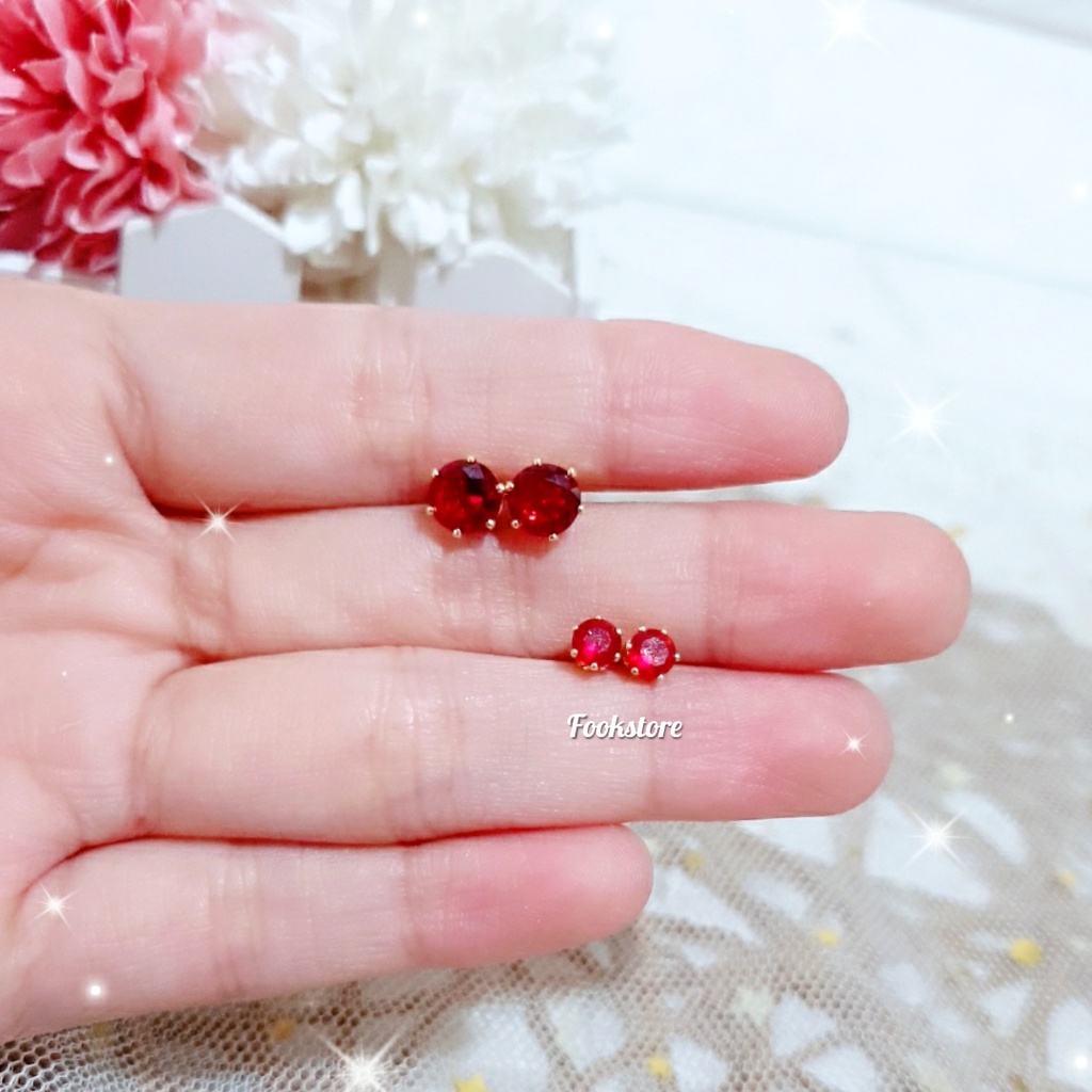 ANTING TUSUK PERMATA SIMPLE MODEL/PERHIASAN WANITA/COD