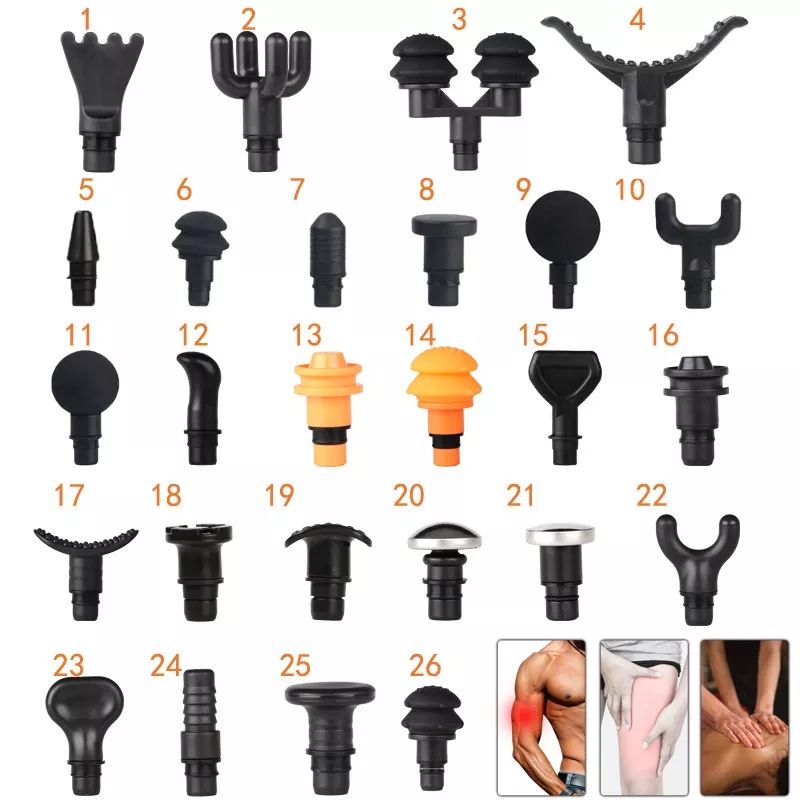 Kepala alat pijat head gun massager variants