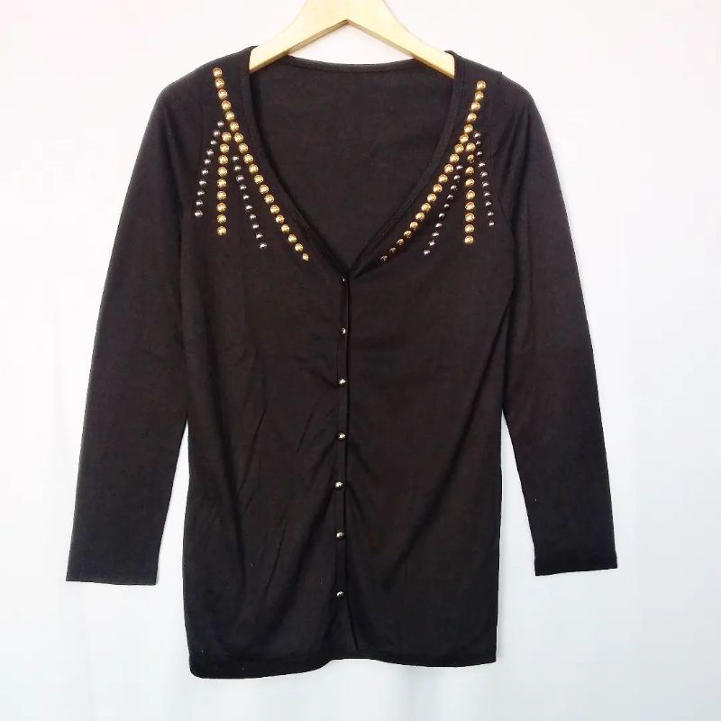 Cardigan Vneck Tipis