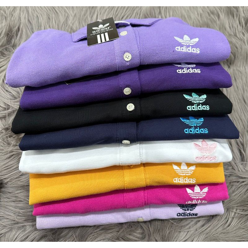 Adds small logo polo shirt