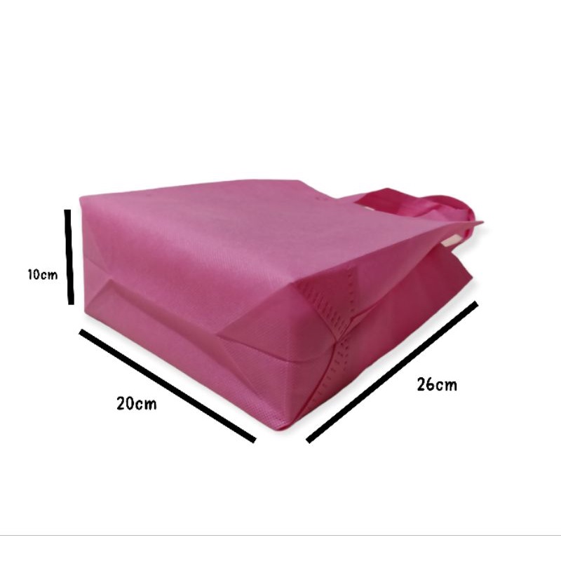 

RB (KODI 20 PCS) Goodie bag BB MINI 20x26x9 Box Bag tas promosi/ tas souvenir/ tas spunbond