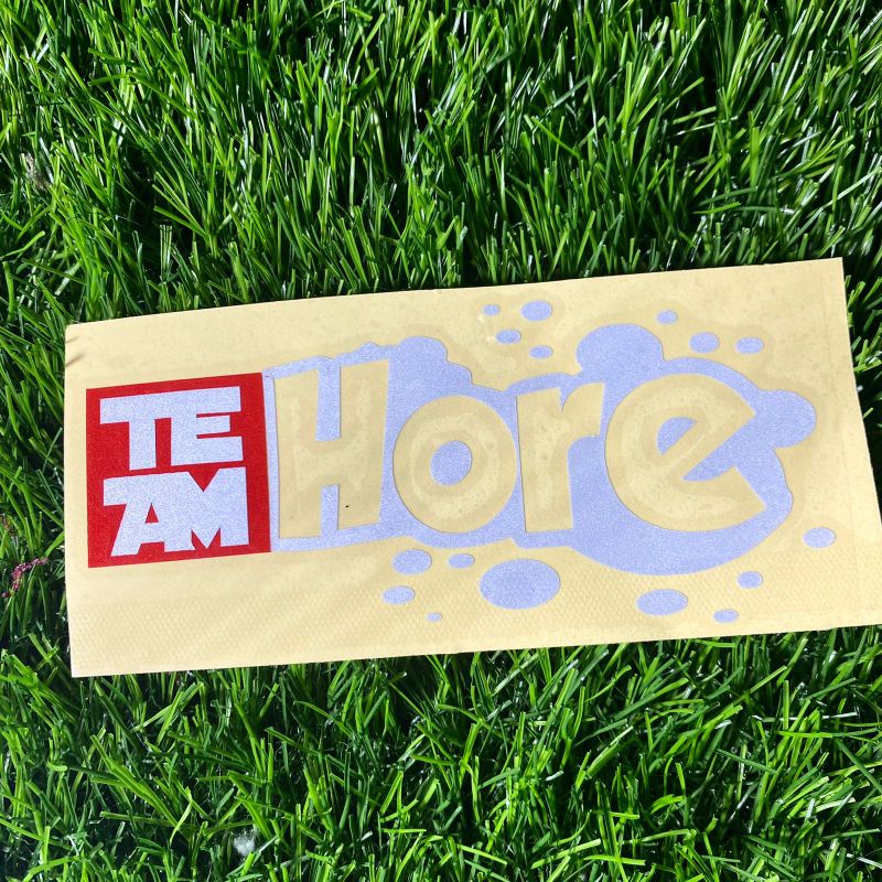 Sticker team hore cutting sticker variasi motor 1pcs stiker TEAMHORE