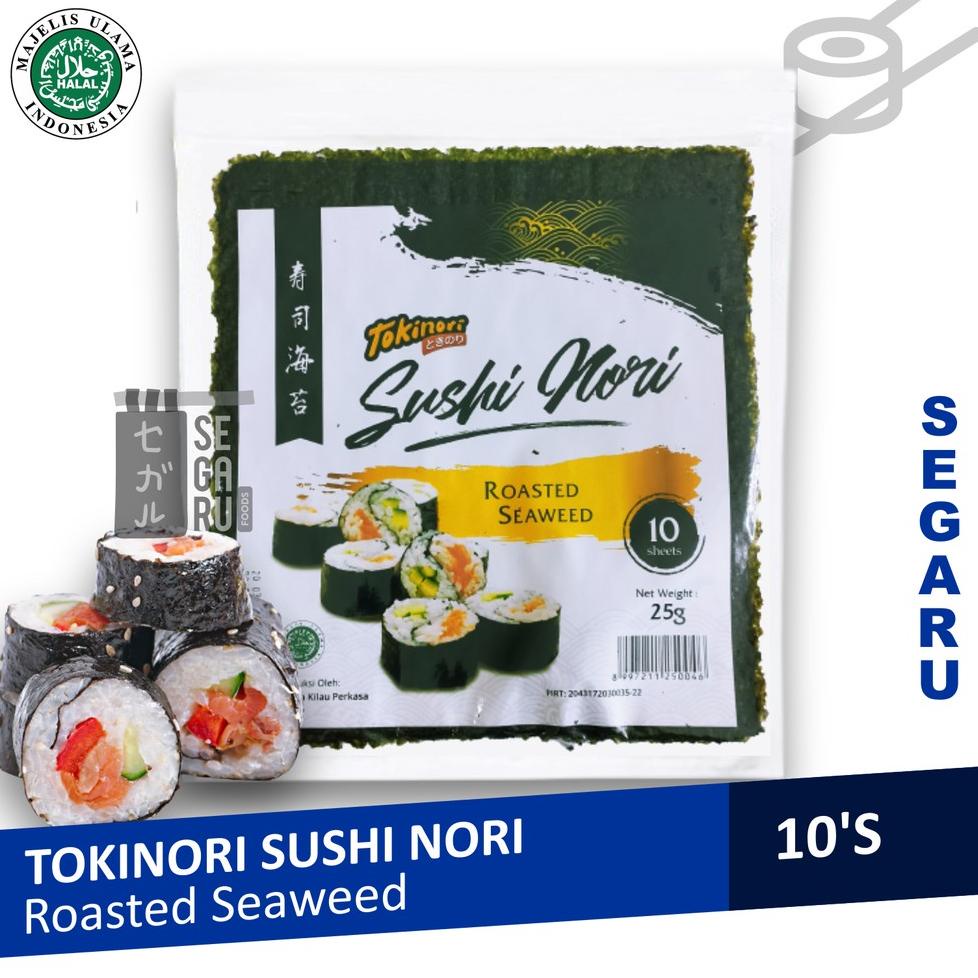 

➺Terlaku.✾➺ RDGD8 Tokinori Yaki Sushi | Nori Rumput Laut Halal 10 Sheet 79 ✪Harga Murah