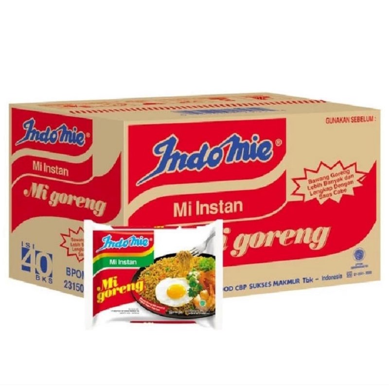 

Indomie Goreng Instan 1 Dus