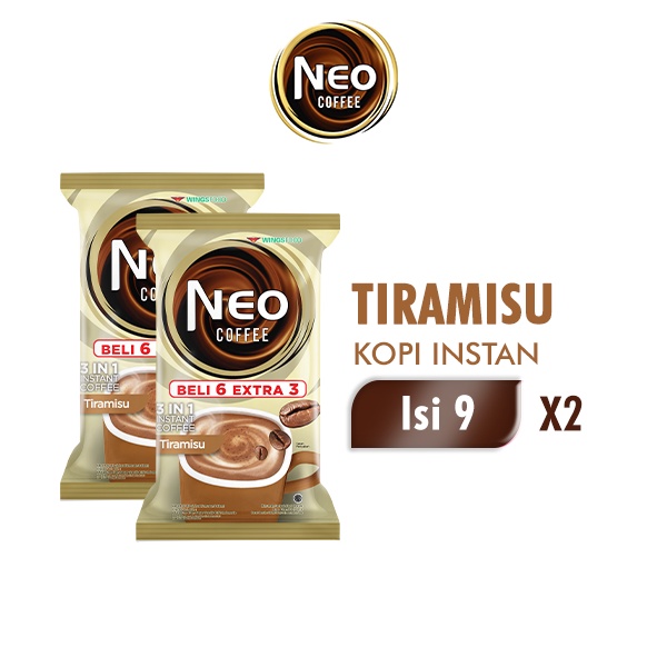 

Neo Coffee Tiramisu Twinpack 9 x 20 gr