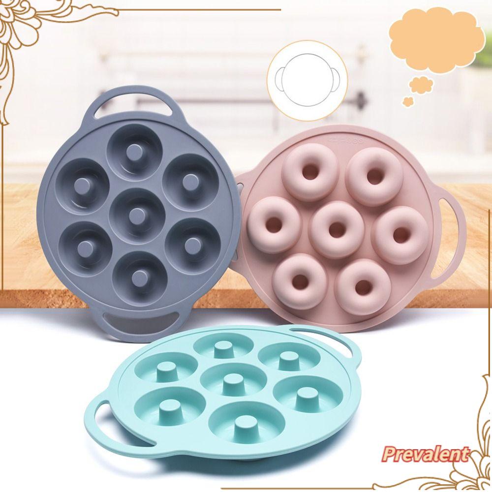 Preva 3D Bentuk Donat Jelly Dome Baking Muffin Cup Coklat Loyang Kue Loyang