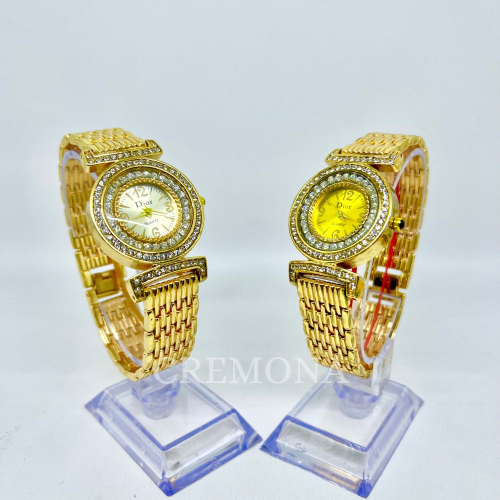 CREMONA Jam Tangan Wanita Fashion Import Analog Mewah Permata