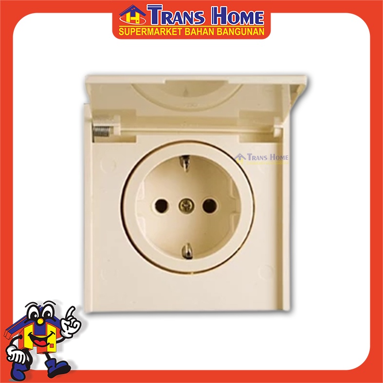 Broco Stop Kontak Colokan IB Tutup (BROCO)