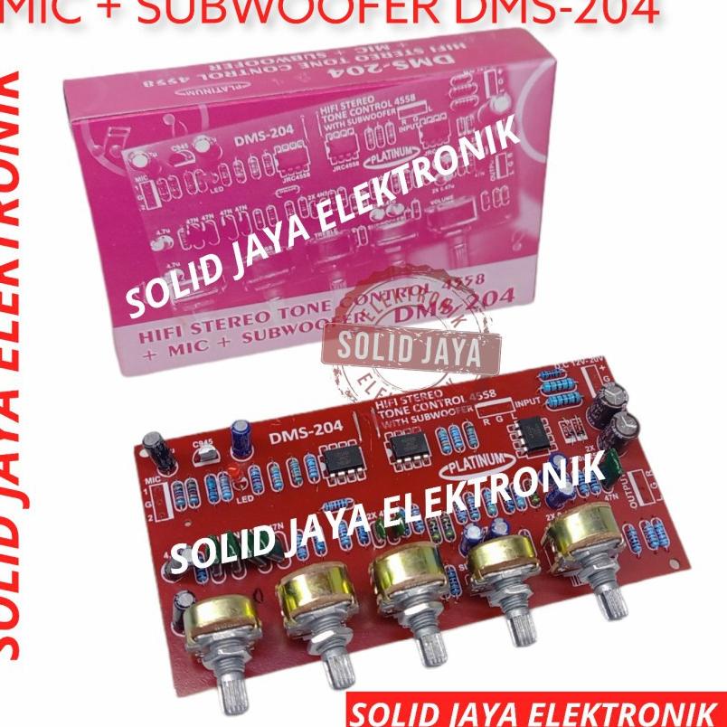 Stok Terbatas KIT TONE CONTROL STEREO PLUS MIC SUBWOOFER SUB  KONTROL MIK SUBWOFER SUB SUBWOOFER DMS