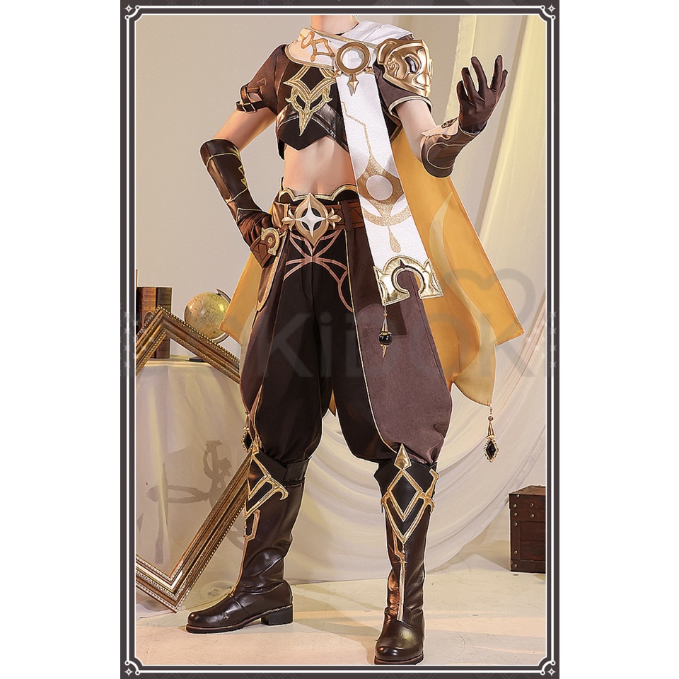 Traveler Aether Cosplay Game Genshin Impact Cosplay Costume DokiDoki-SSR Cosplay Halloween Traveler Aether Cosplay