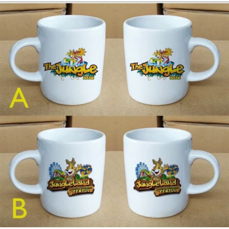 Mug Souvenir Ancol Dufan Jungleland Ragunan TMII SeaWorld