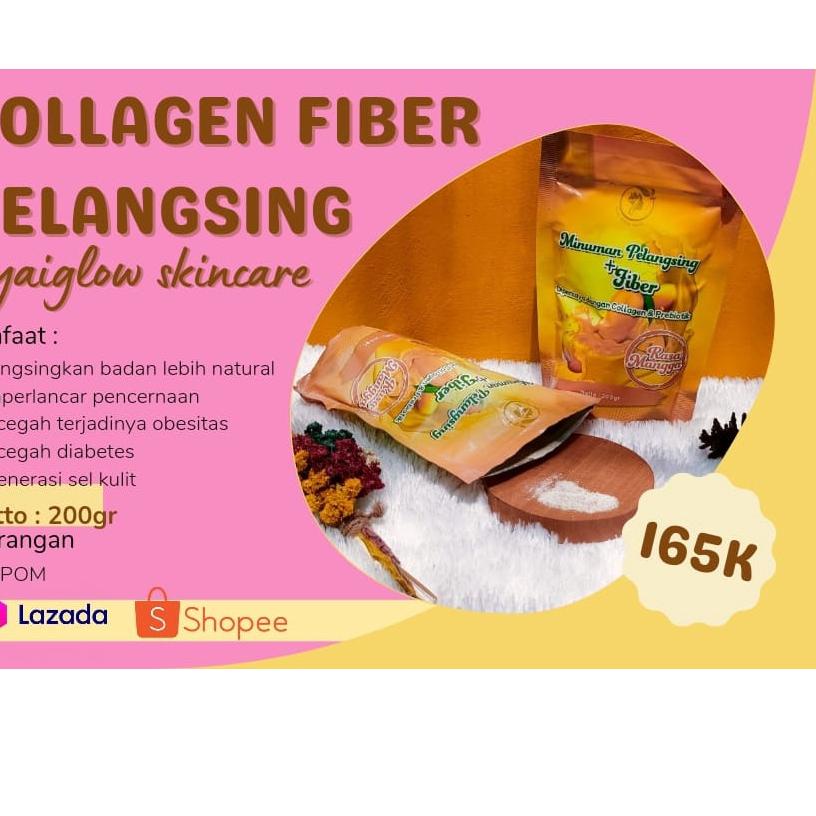 

FG3✧ Pelangsing Fiber Collagen Nyai Glow Pasti Laris
