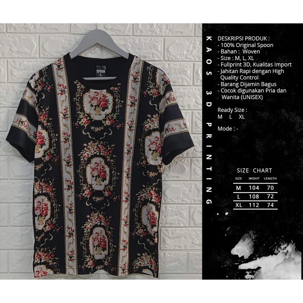 KAOS PRIA DISTRO BERMOTIF - KAOS MURAH PRIA TERLARIS - KAOS DISTRO- KAOS UNISEX SPOON