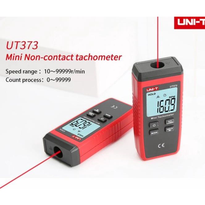 Uni-T Mini Digital Laser Tachometer Odometer Non Contact Ut373