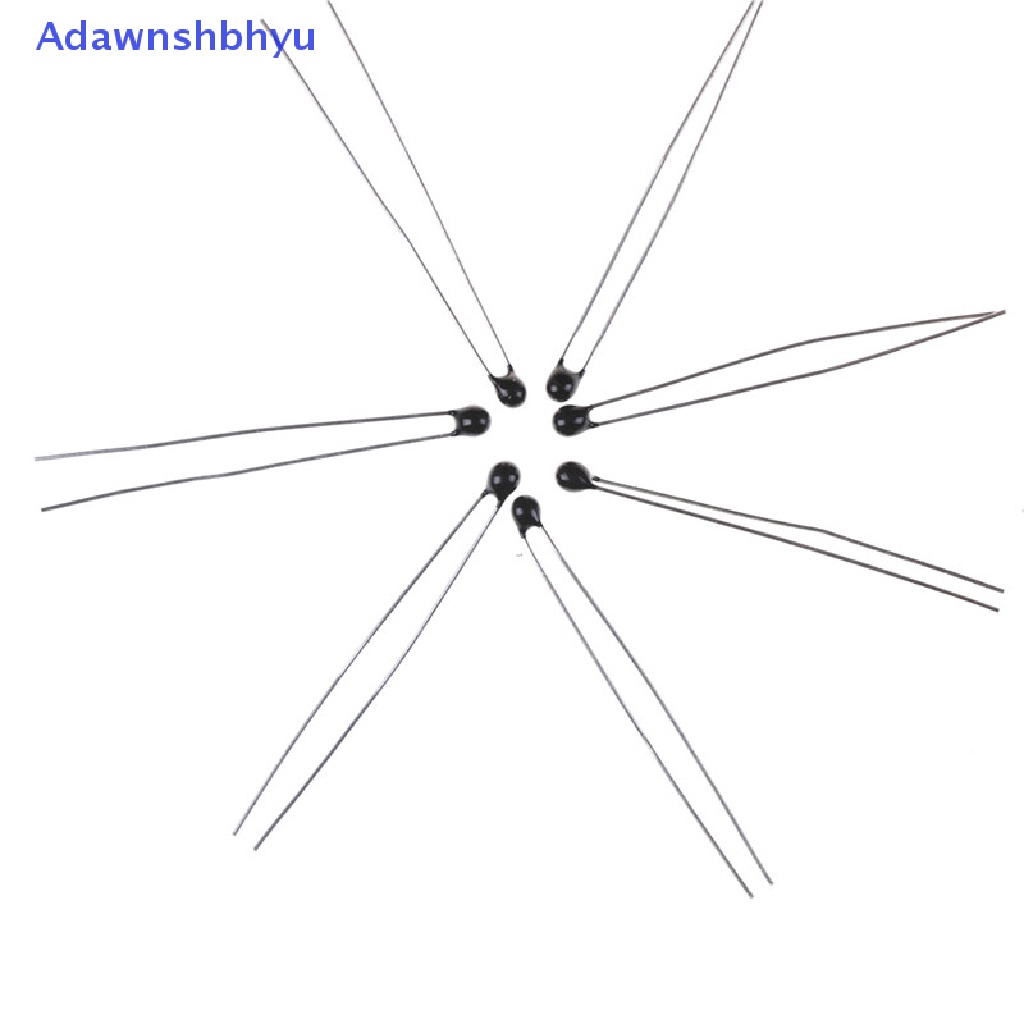 Adhyu 10pcs Sensor Suhu Termistor NTC-MF52-103 /3435 10K Ohm1% ID