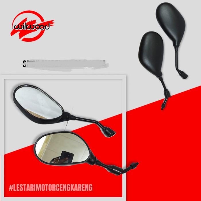 Spion Motor Model Suzuki Shogun 125 Smash 125 Kaca Cembung Standart #Original