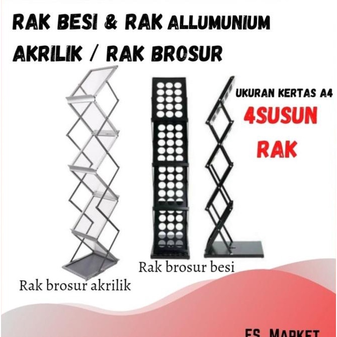 

Rak Brosur Lipat 4 Susun