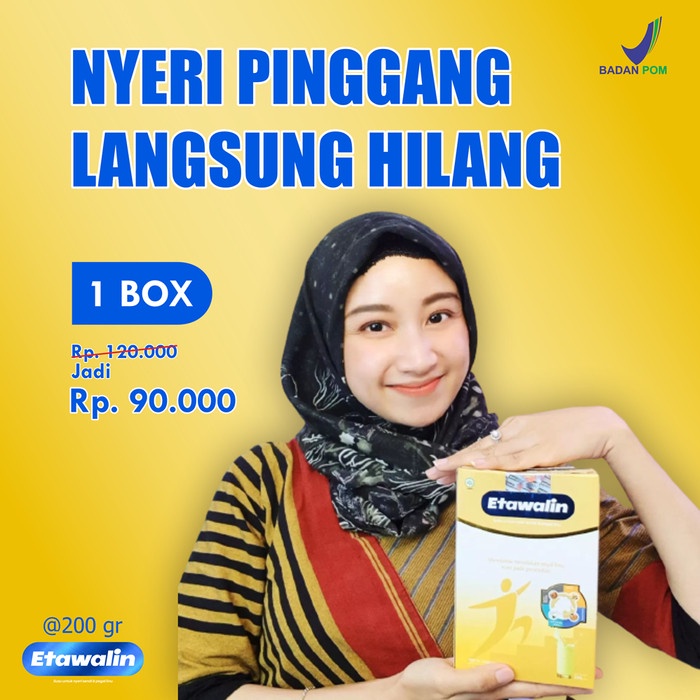

[TERJANGKAU] ETAWALIN - SUSU KAMBING ETAWA ASLI ATASI NYERI PINGGANG / PAKET 1 BOX