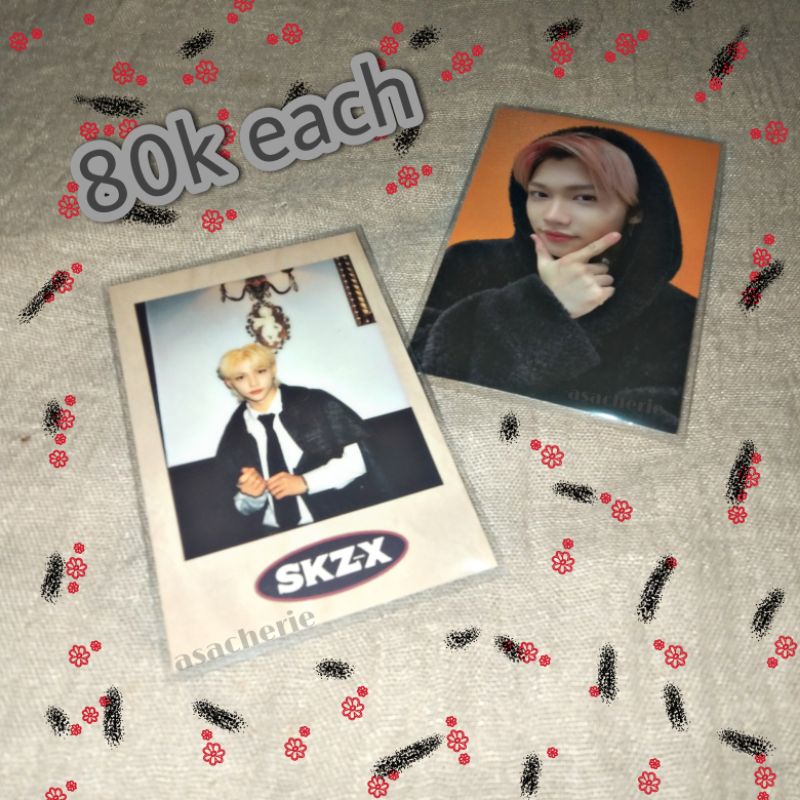 DS OREN ORANGE FELIX, POLAROID POB FIRST LOVESTAY FANMEET SKZ-X KANCING STRAY KIDS SKZ