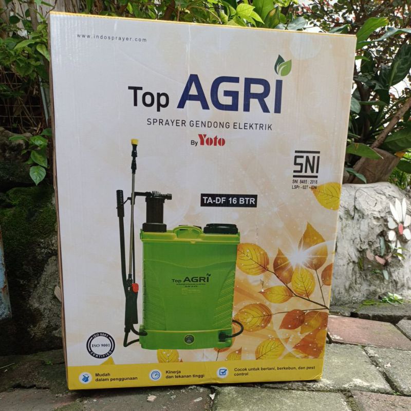 TOP AGRI SPRAYER MANUAL ELEKTRIK 16L TA-DF 16BTR / SPRAYER 2in1 SWAN TOP AGRI 2in1 SWAN BE 16 2IN1
